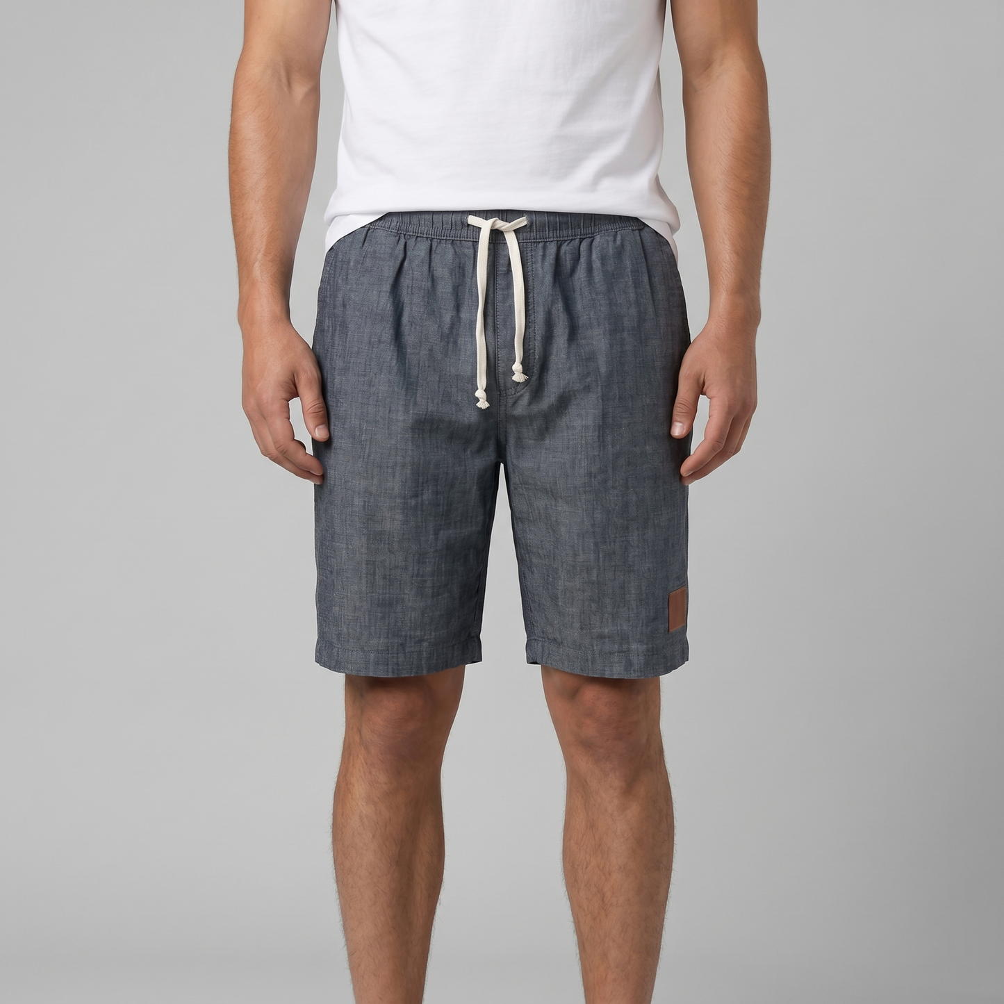 Men's Linen Summer Beach Shorts