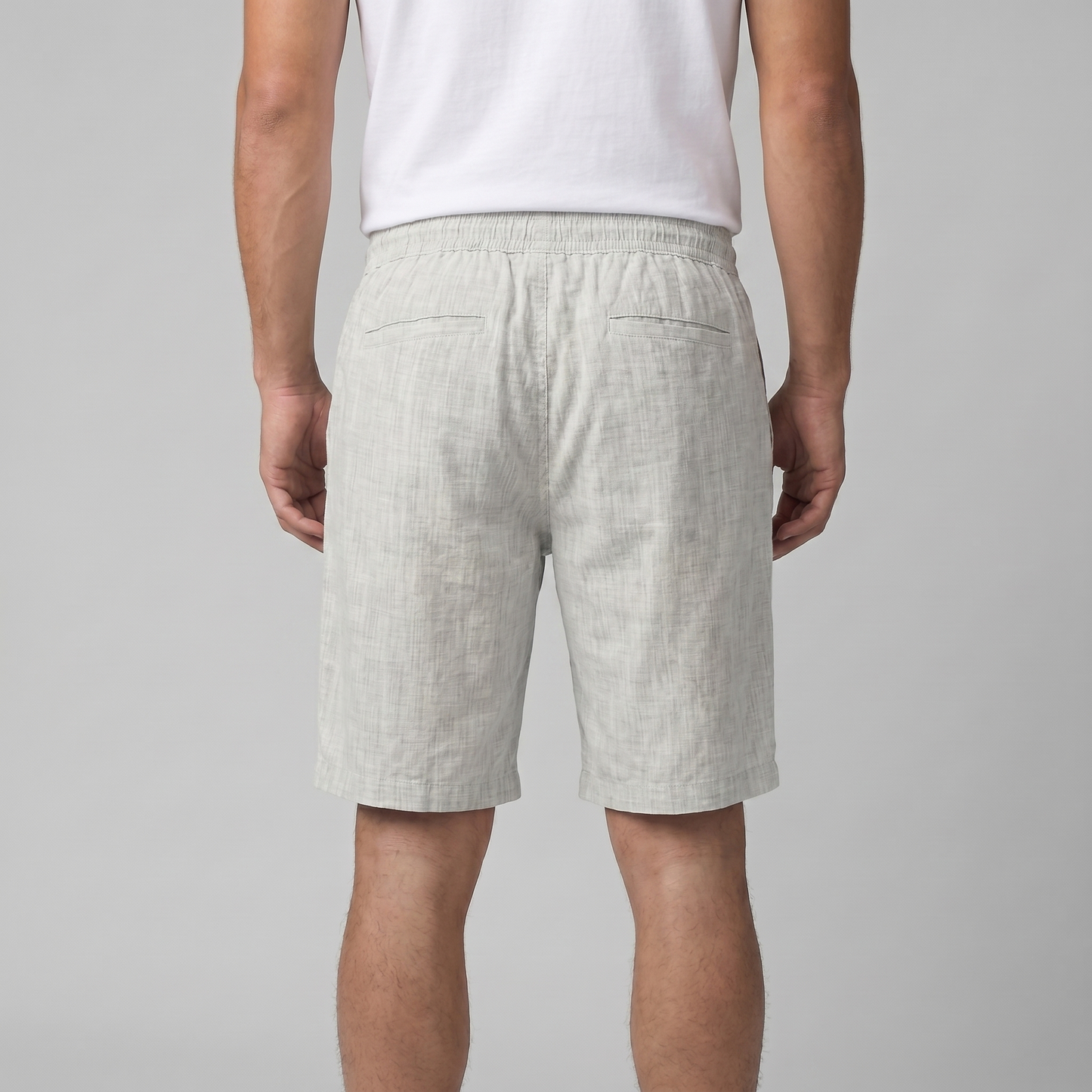 Men's Linen Summer Beach Shorts