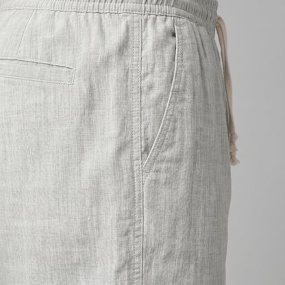 Men's Linen Summer Beach Shorts
