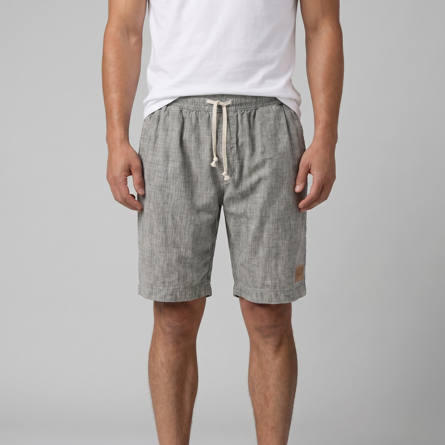 Men's Linen Summer Beach Shorts