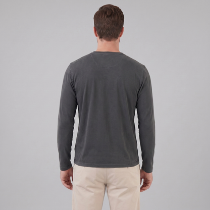 Men's Long Sleeve Henley Shirt