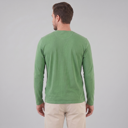 Men's Long Sleeve Henley Shirt