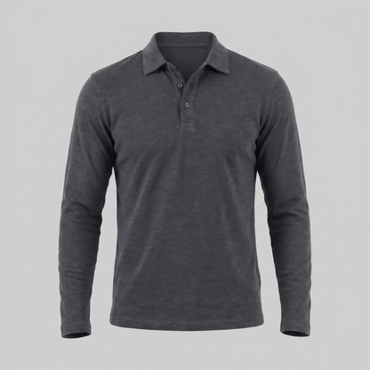 Men's Long Sleeve Polo Shirt