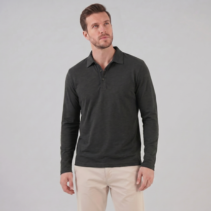 Men's Long Sleeve Polo Shirt