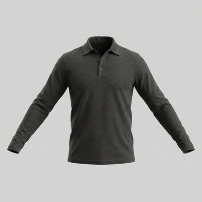 Men's Long Sleeve Polo Shirt