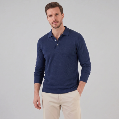 Men's Long Sleeve Polo Shirt