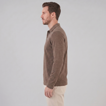 Men's Long Sleeve Polo Shirt