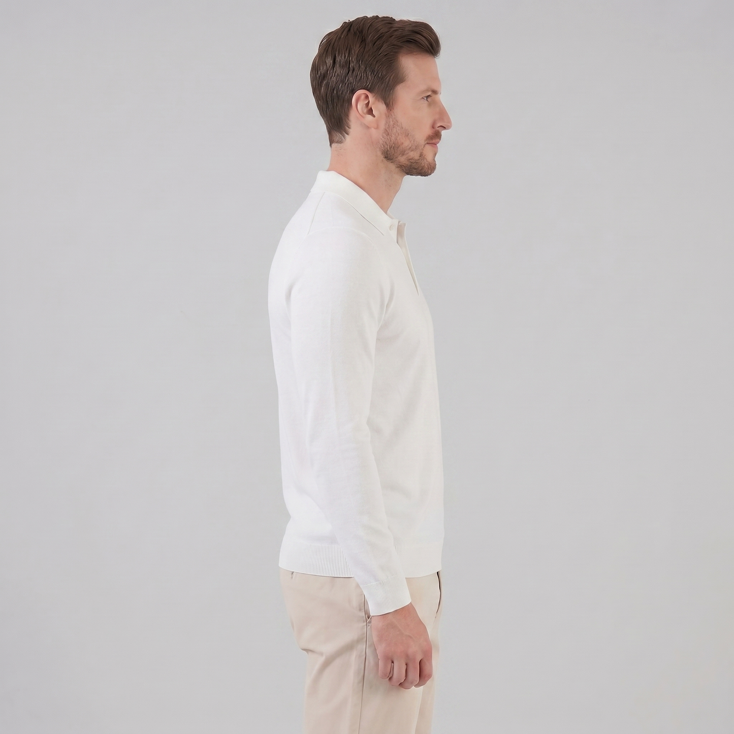 Men's Long Sleeve Polo Shirt