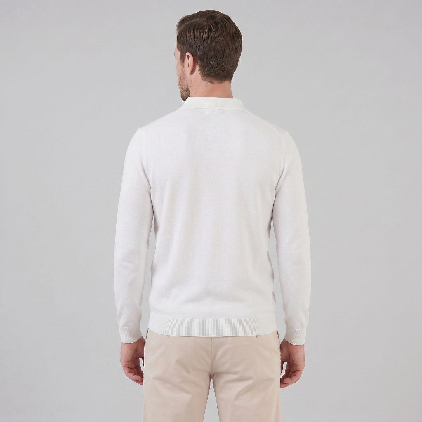 Men's Long Sleeve Polo Shirt