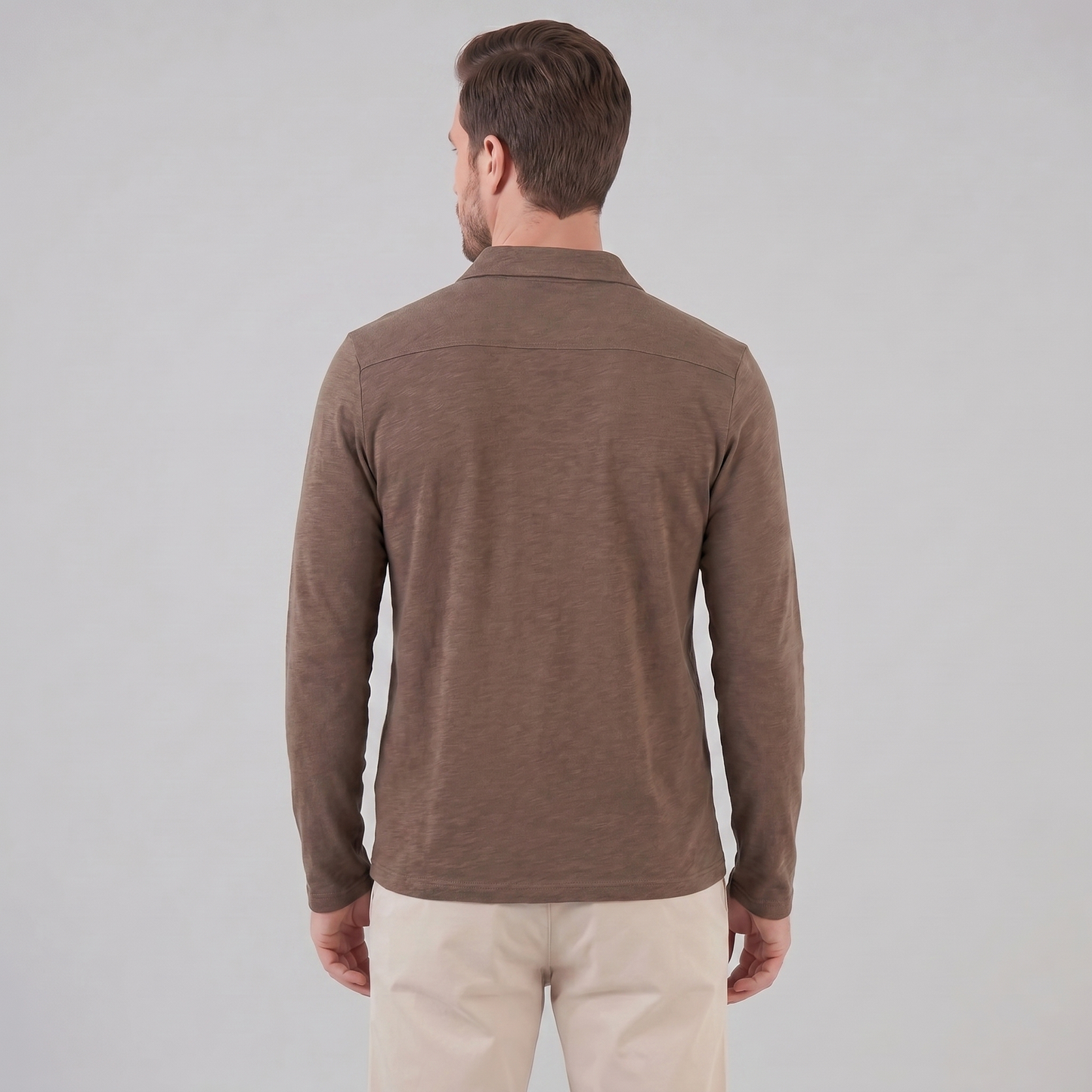 Men's Long Sleeve Polo Shirt