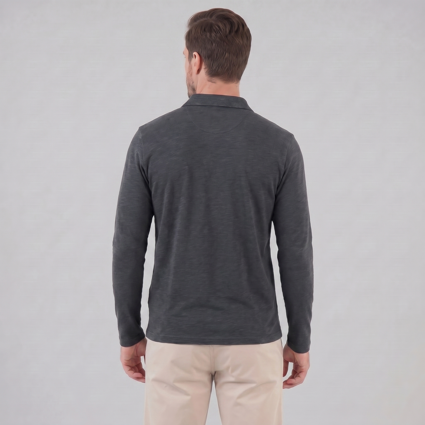 Men's Long Sleeve Polo Shirt