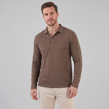 Men's Long Sleeve Polo Shirt