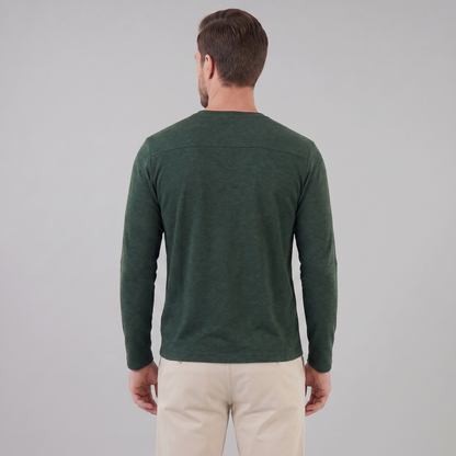 Men's Long-Sleeved Crew Neck Sweater