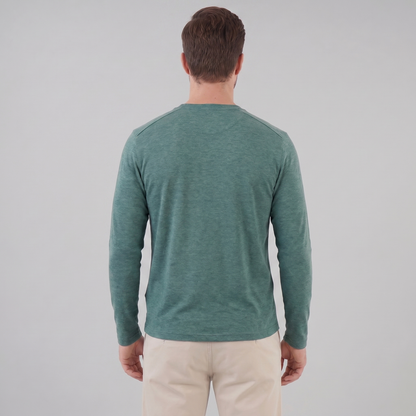 Men's Long-Sleeved Crew Neck Sweater