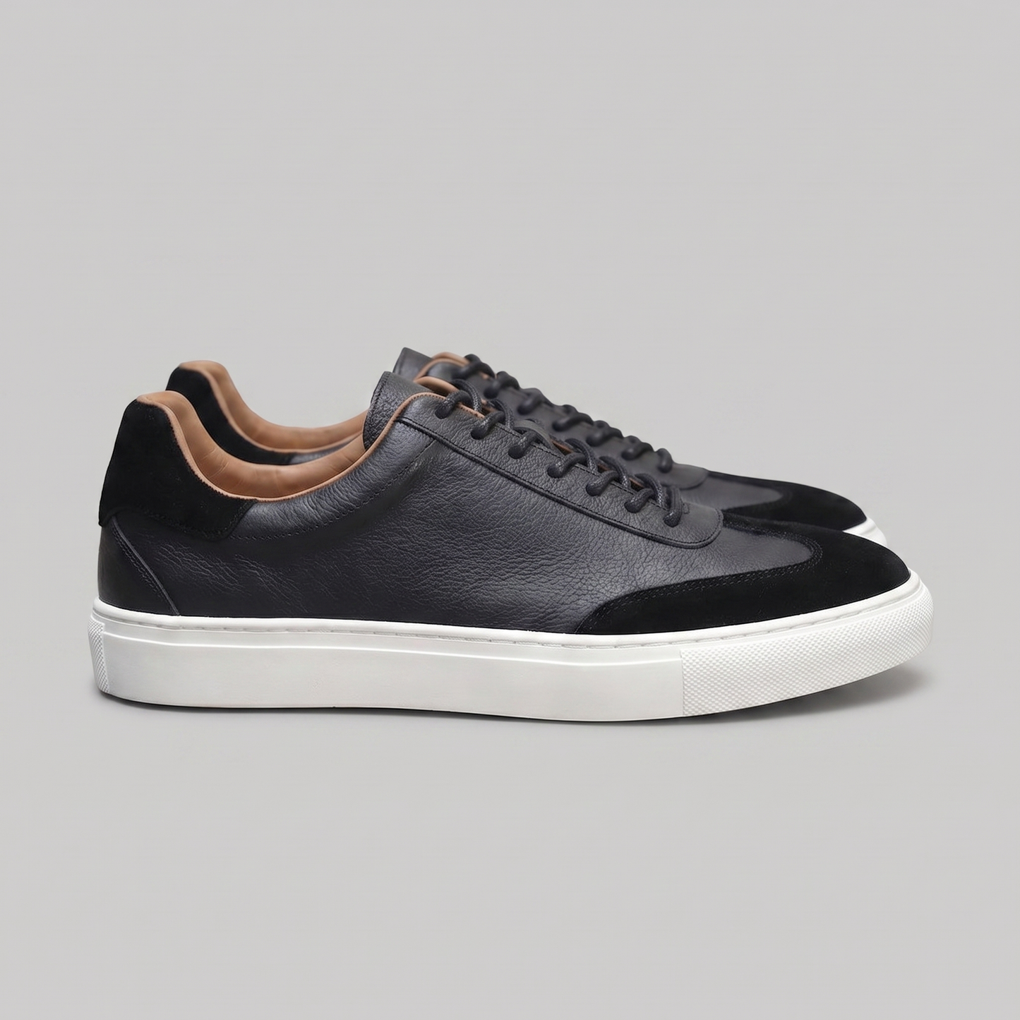 Men's Low-Top Leather Sneakers
