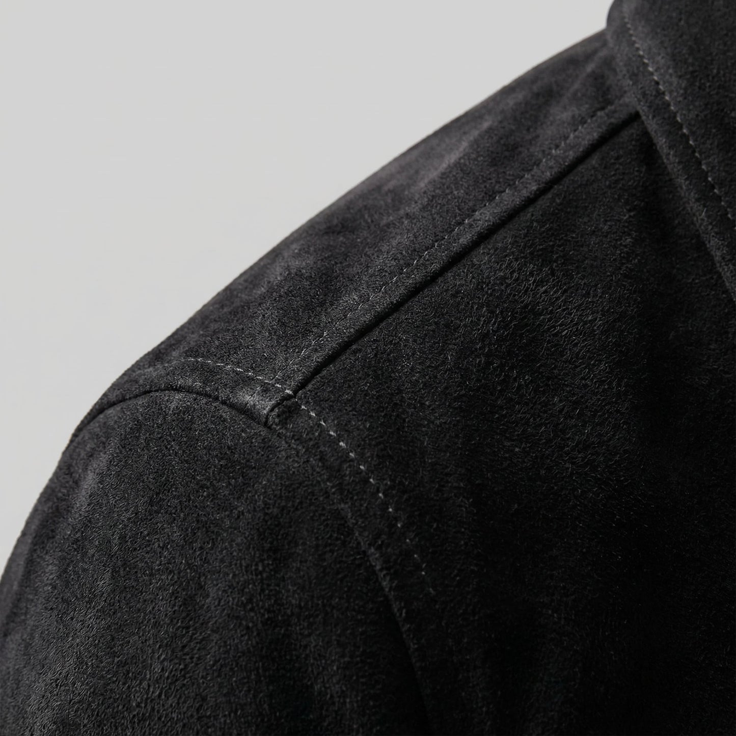 Men's Minimalist Button Closure Jacket