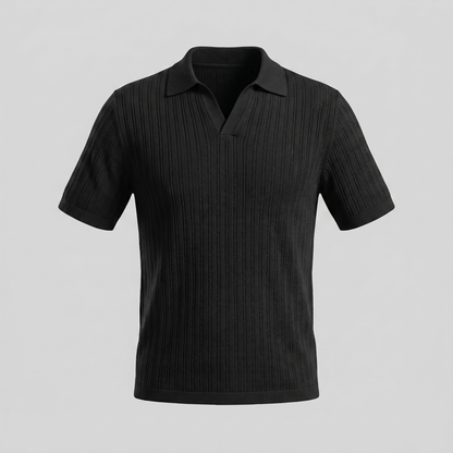 Men's Open Collar Summer Polo Shirt