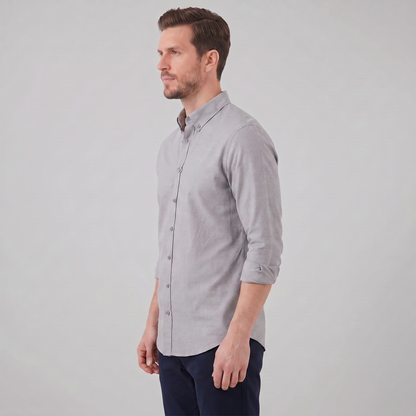 Men's Oxford Button-Down Dress Shirt
