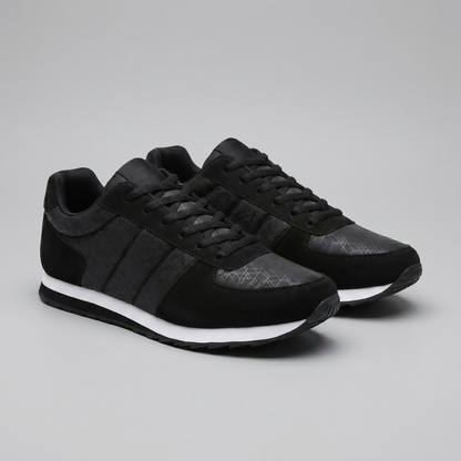 Men's Patterned Low-Top Sneakers
