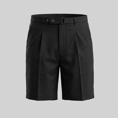 Men's Pleated Tailored Chino Shorts