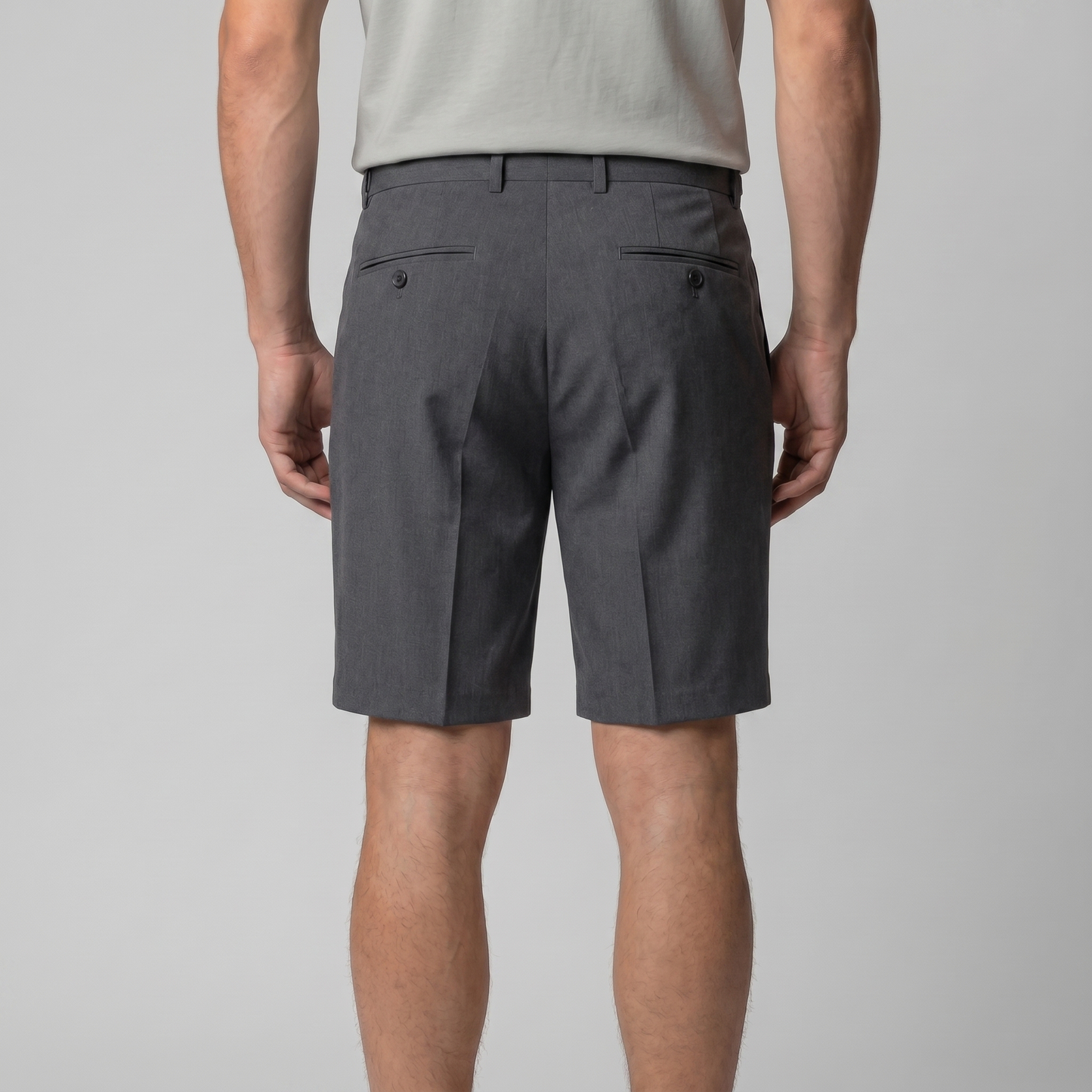 Men's Pleated Tailored Chino Shorts