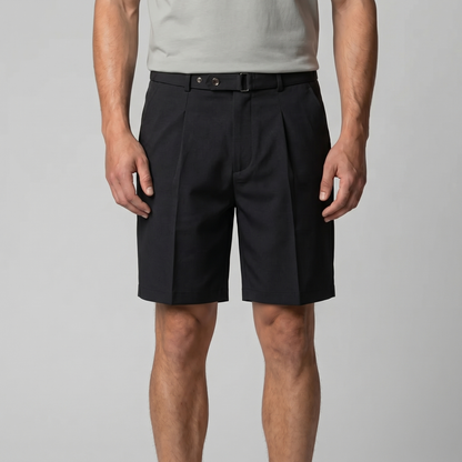 Men's Pleated Tailored Chino Shorts