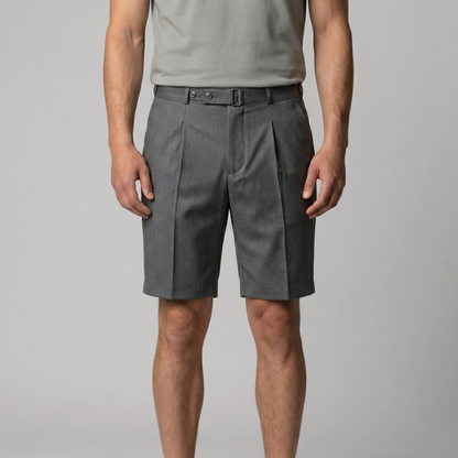 Men's Pleated Tailored Chino Shorts