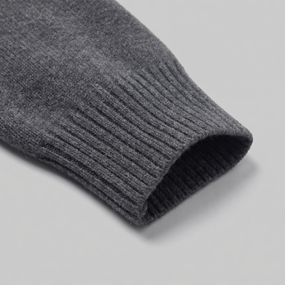 Men's Polo Collar Knit Sweater