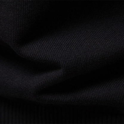 Men's Quarter Zip Sweater with Stripe Detail