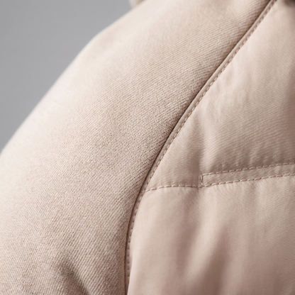 Men's Quilted Hybrid Hooded Jacket