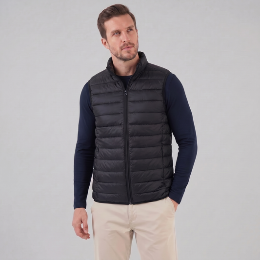 Men's Quilted Padded Gilet