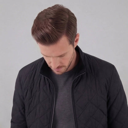 Men's Quilted Spring Jacket for Everyday Wear