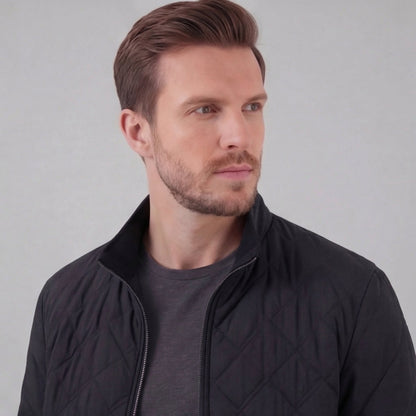 Men's Quilted Spring Jacket for Everyday Wear