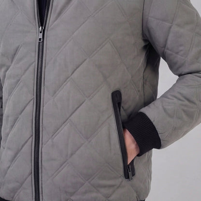 Men's Quilted Spring Jacket for Everyday Wear