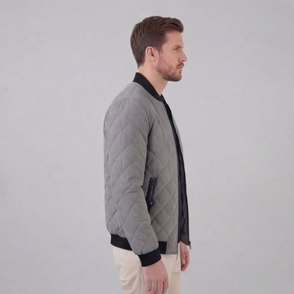 Men's Quilted Spring Jacket for Everyday Wear