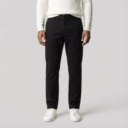 Men's Regular Fit Chino Pants with Straight Legs