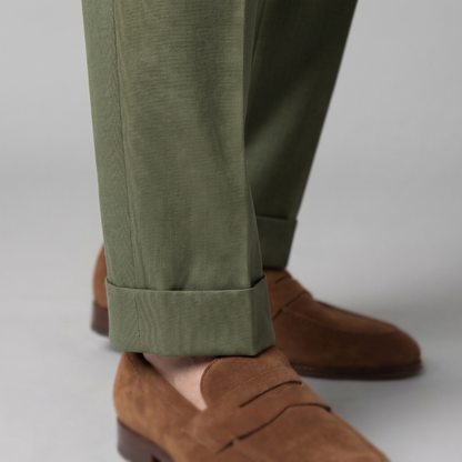 Men's Retro Straight Leg Trousers