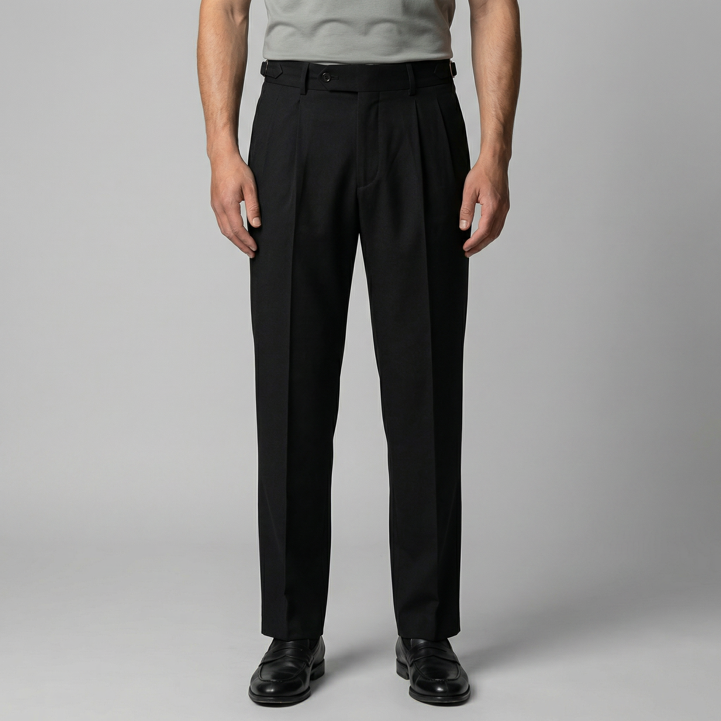 Men's Retro Straight Leg Trousers