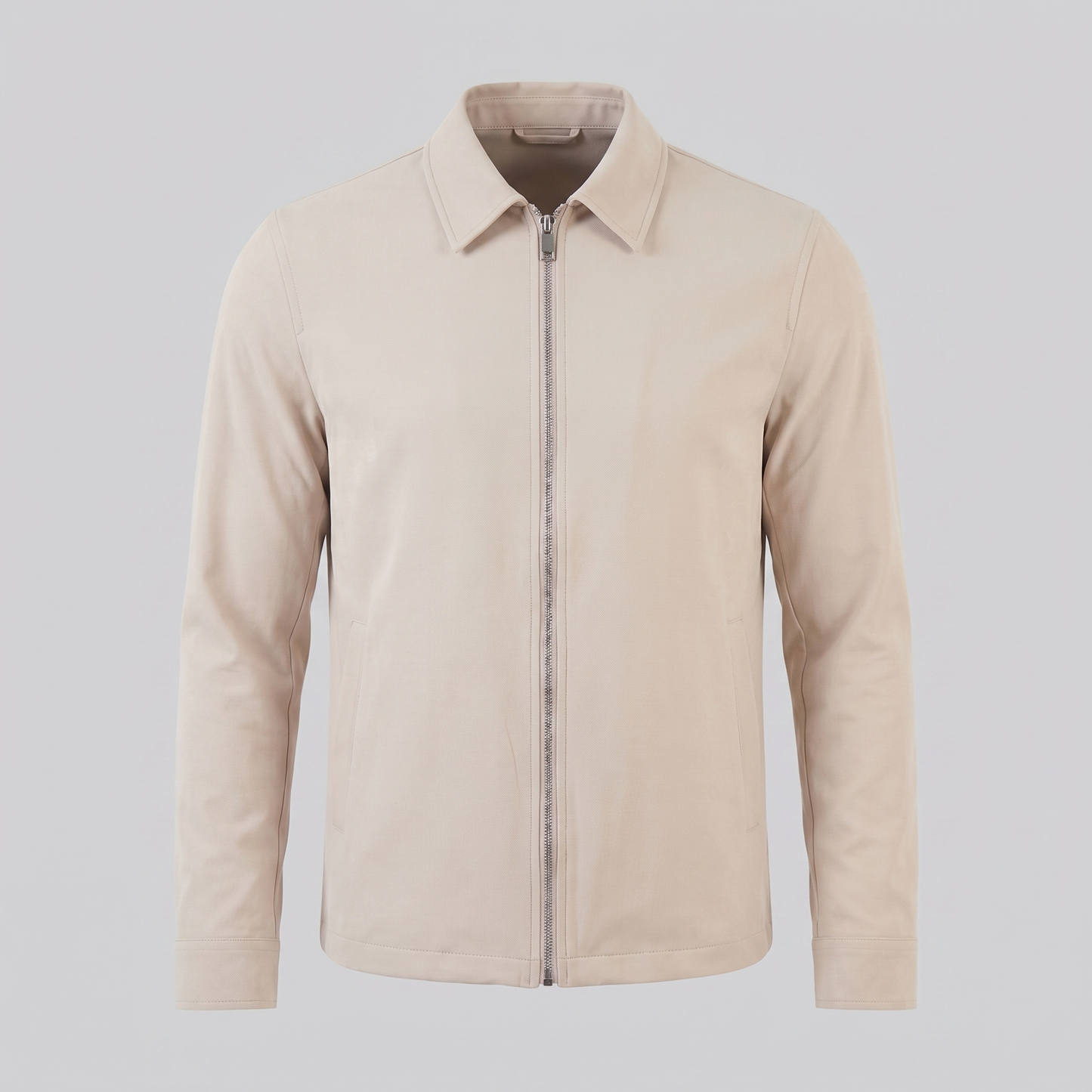 Men's Shiny Mid-Spring Jacket