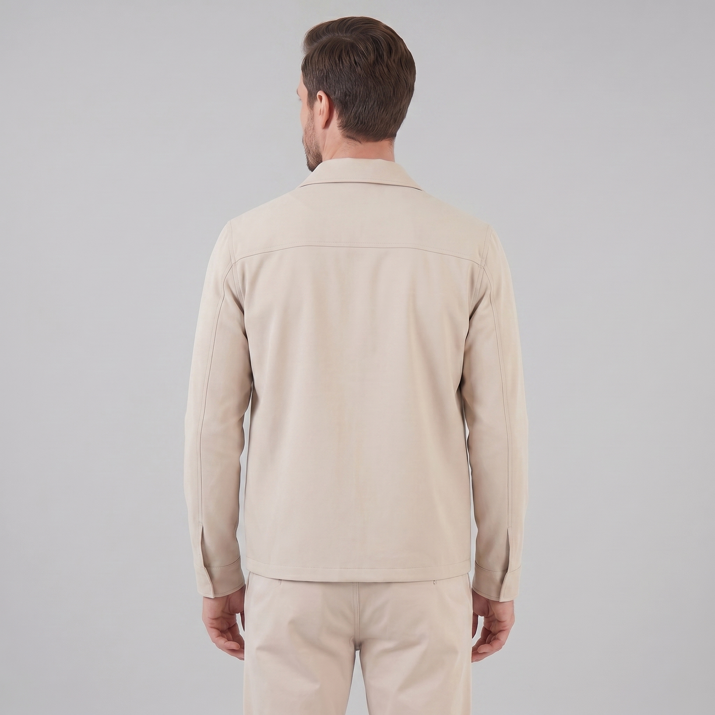Men's Shiny Mid-Spring Jacket