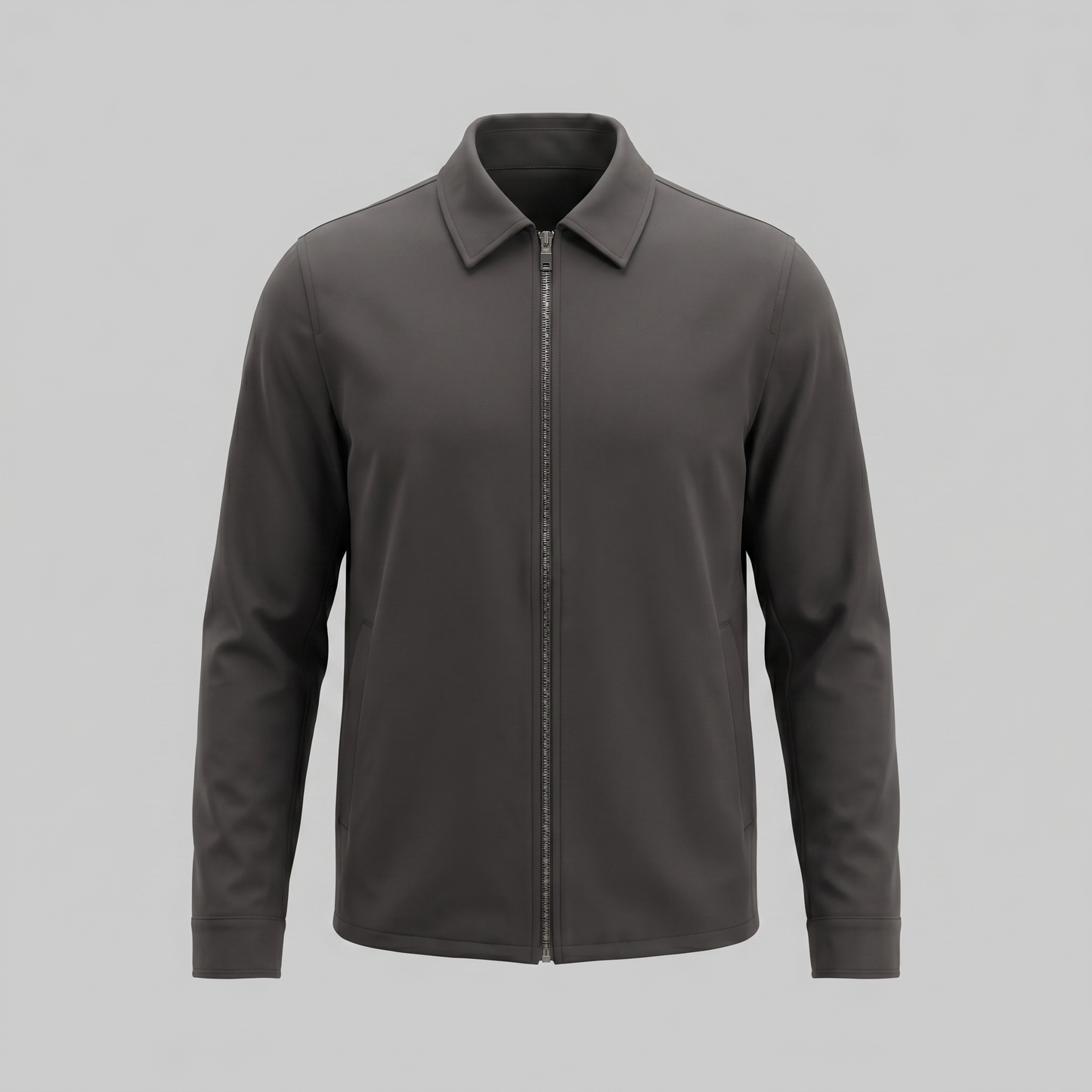 Men's Shiny Mid-Spring Jacket