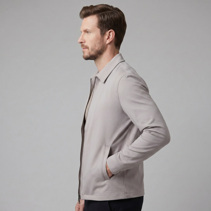 Men's Shiny Mid-Spring Jacket