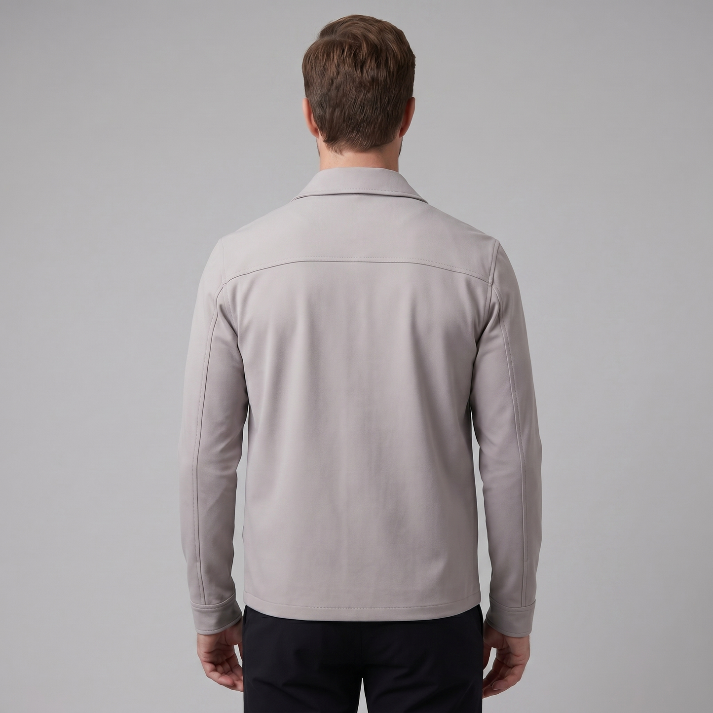 Men's Shiny Mid-Spring Jacket