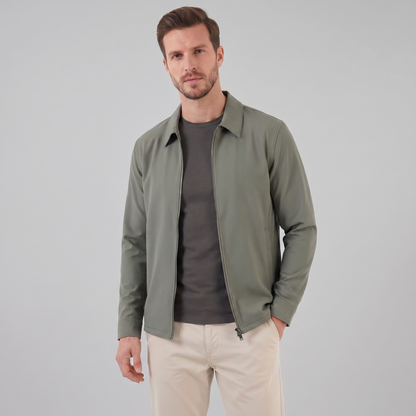 Men's Shiny Mid-Spring Jacket