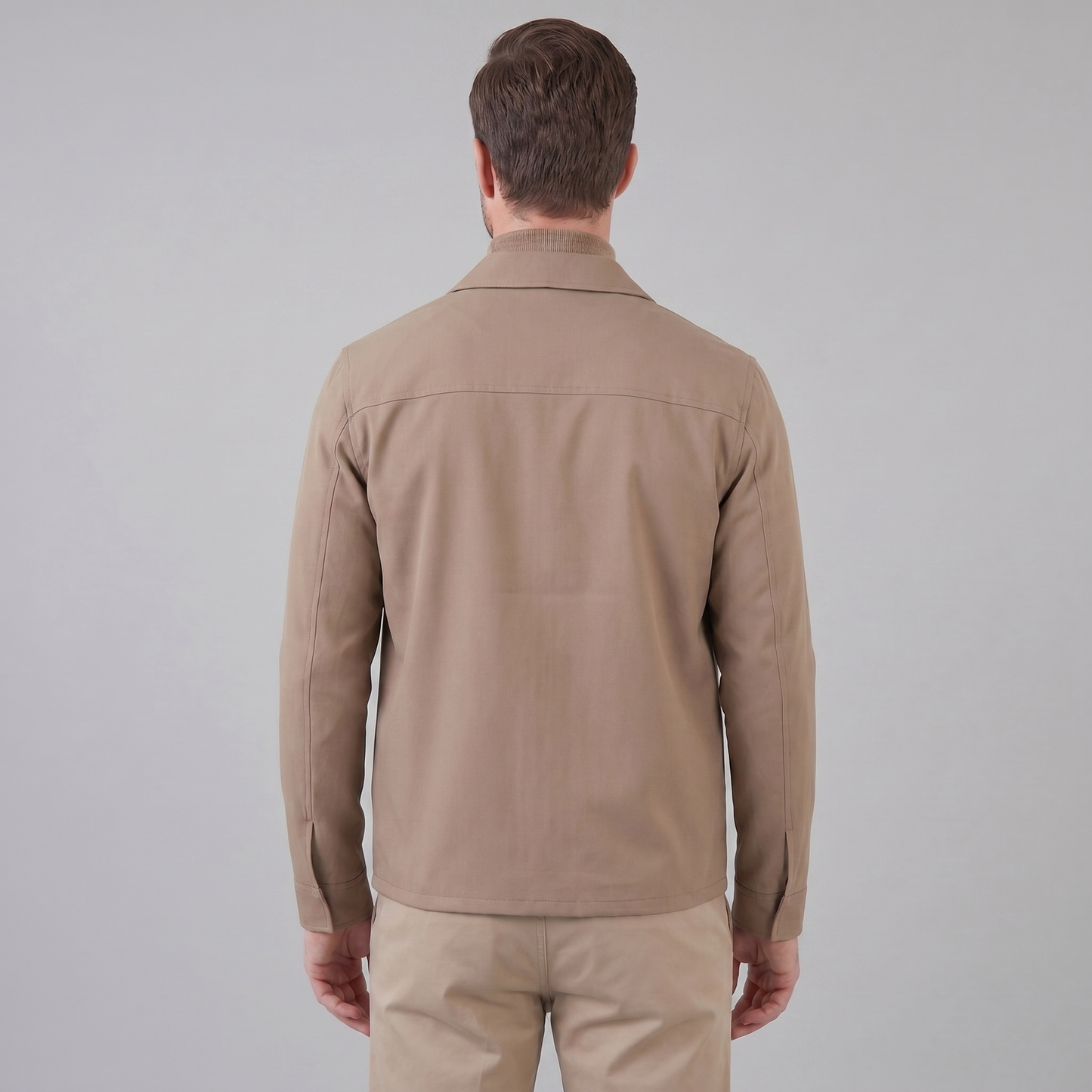 Men's Shiny Mid-Spring Jacket