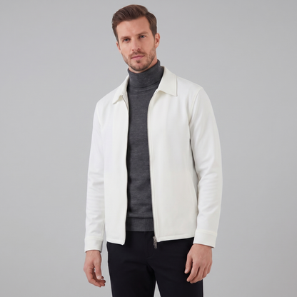 Men's Shiny Mid-Spring Jacket