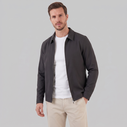 Men's Shiny Mid-Spring Jacket