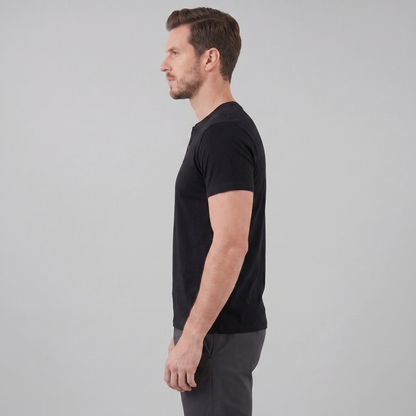Men's Short Sleeve Henley Shirt