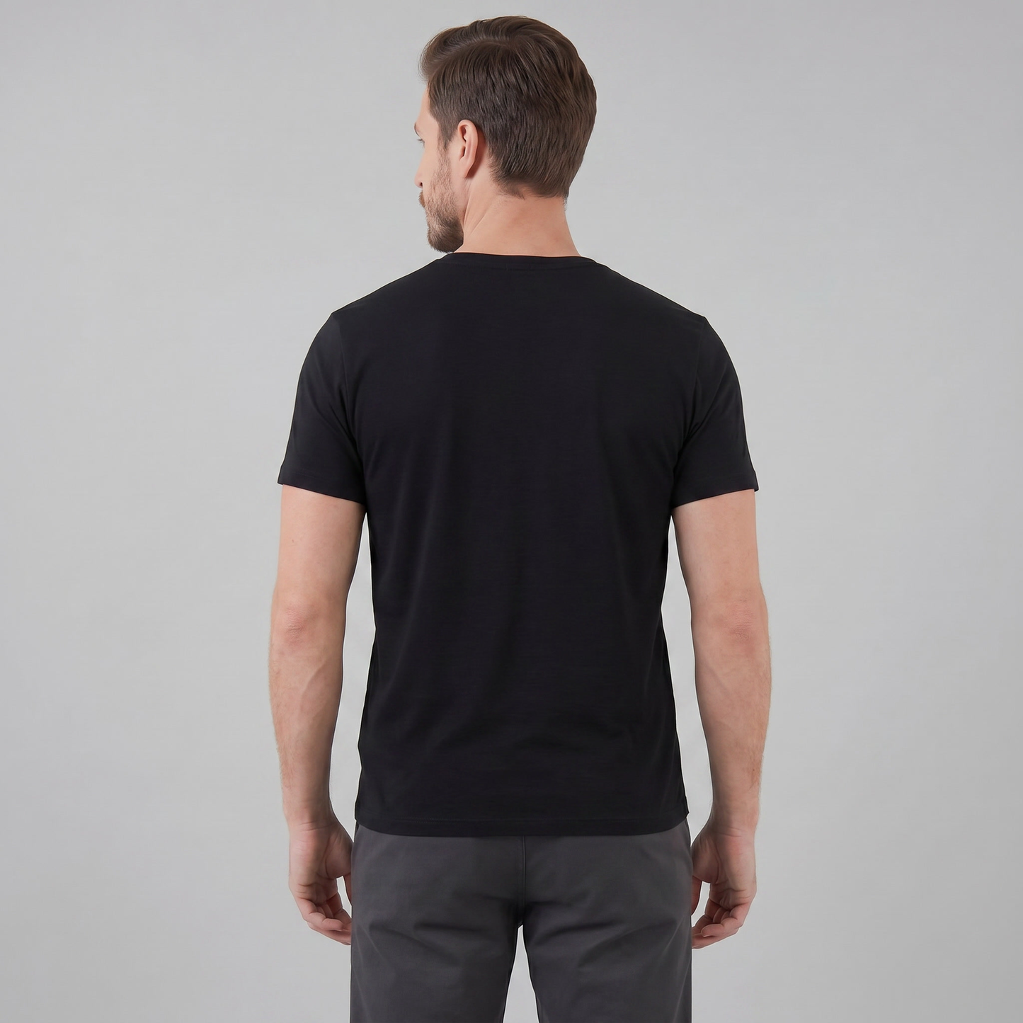 Men's Short Sleeve Henley Shirt