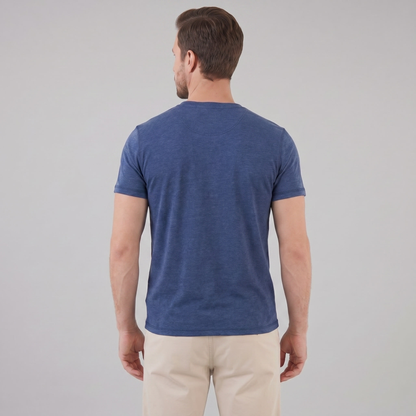 Men's Short Sleeve Henley Shirt